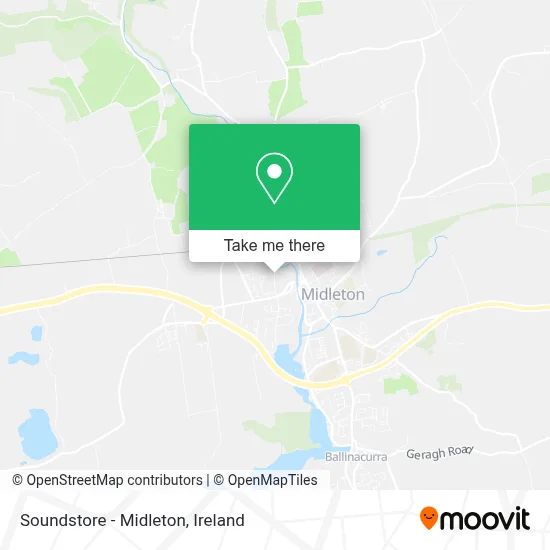 Soundstore - Midleton map