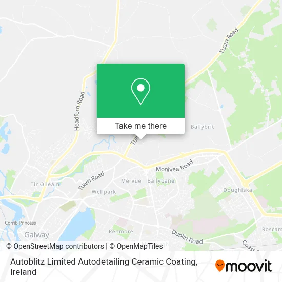 Autoblitz Limited Autodetailing Ceramic Coating map