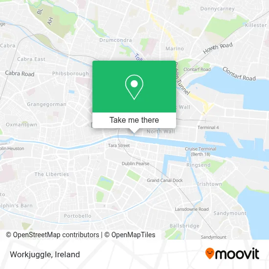 Workjuggle map