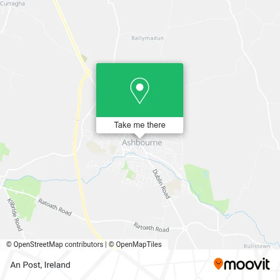 An Post map