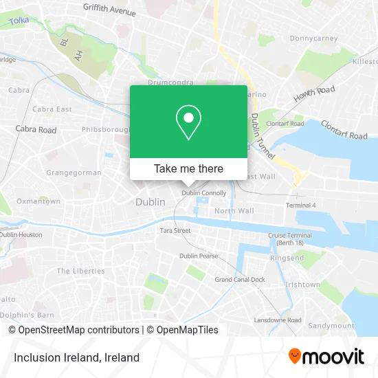Inclusion Ireland map
