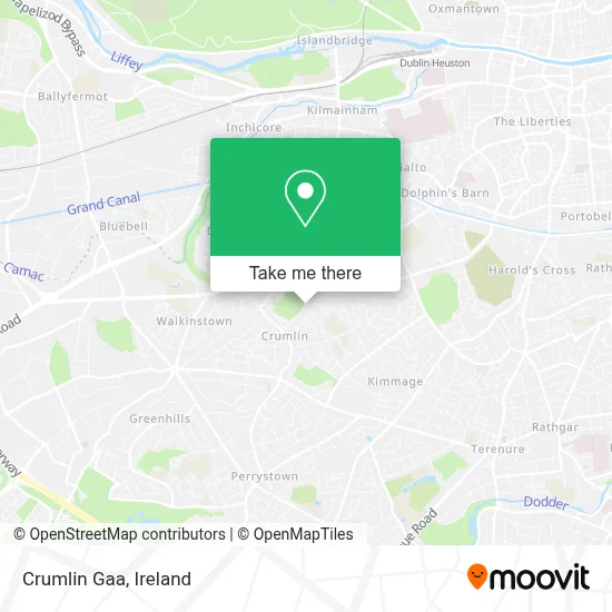 Crumlin Gaa map