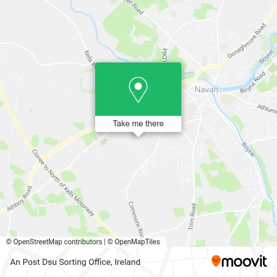 An Post Dsu Sorting Office map