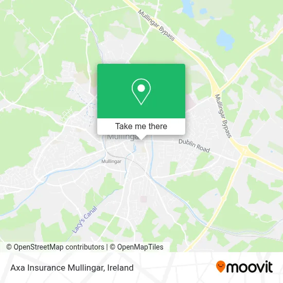 Axa Insurance Mullingar map