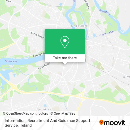Information, Recruitment And Guidance Support Service map