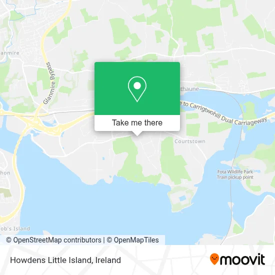 Howdens Little Island map