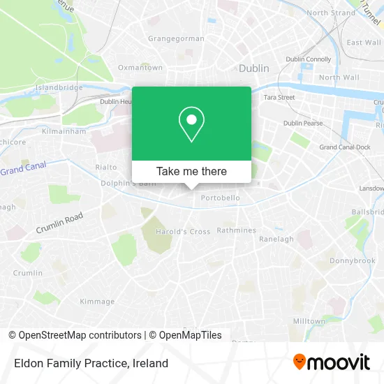 Eldon Family Practice map