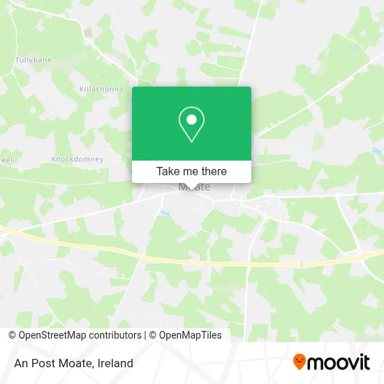 An Post Moate map