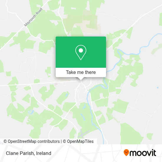 Clane Parish map