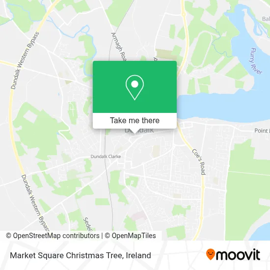 Market Square Christmas Tree map