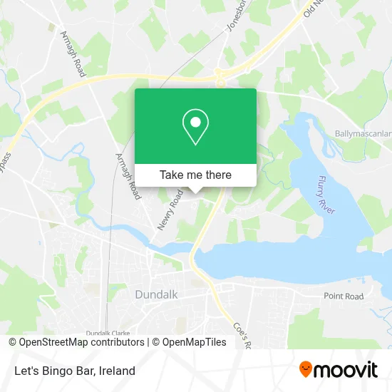 Let's Bingo Bar map