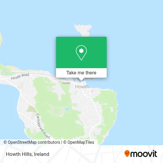 Howth Hills map