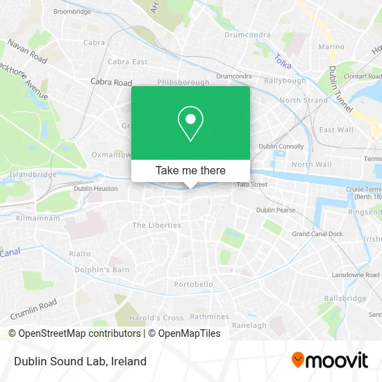 Dublin Sound Lab map