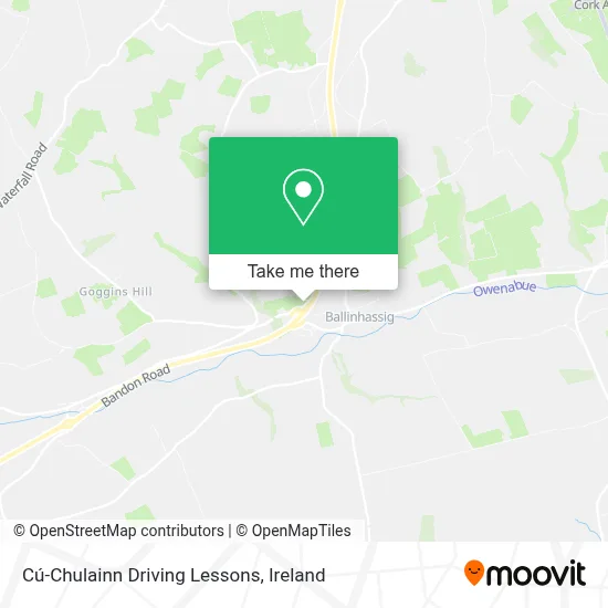 Cú-Chulainn Driving Lessons map
