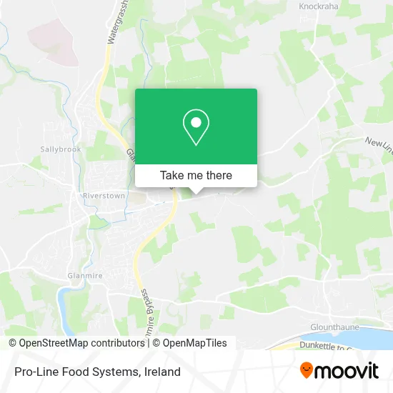 Pro-Line Food Systems map
