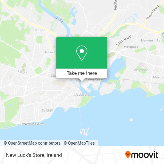 New Luck's Store map