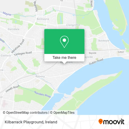 Kilbarrack Playground map