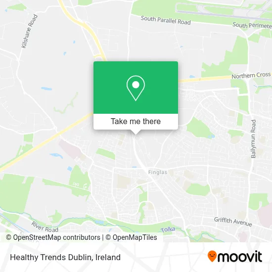 Healthy Trends Dublin map