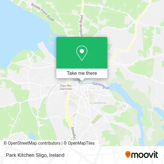 Park Kitchen Sligo map