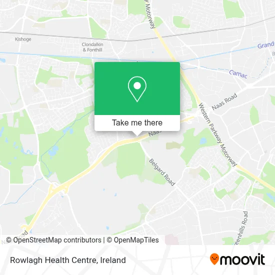 Rowlagh Health Centre map