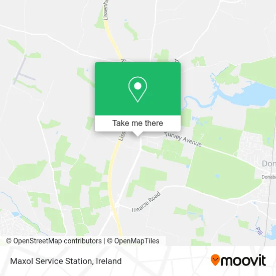 Maxol Service Station map