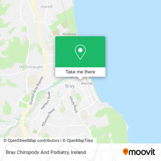 Bray Chiropody And Podiatry map