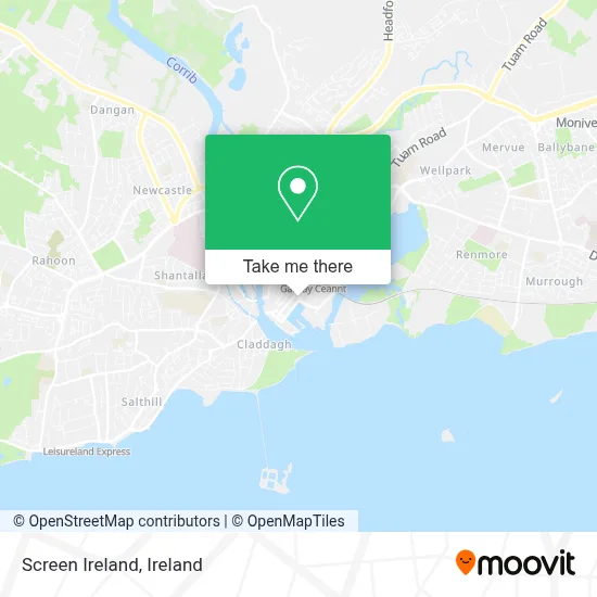 Screen Ireland map