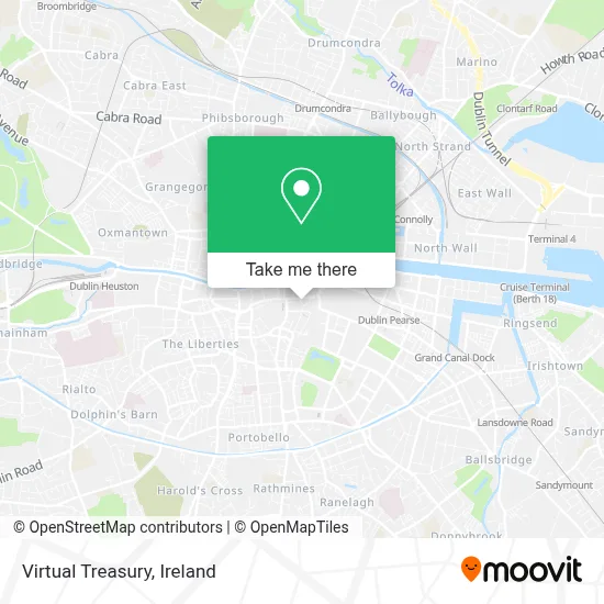 Virtual Treasury map