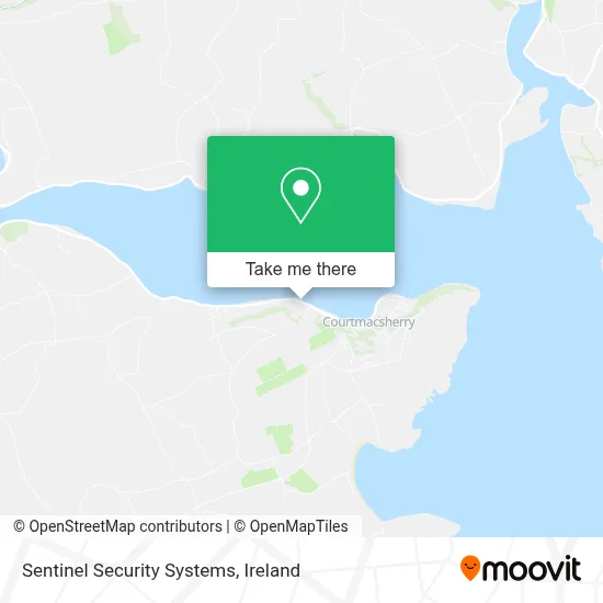 Sentinel Security Systems map