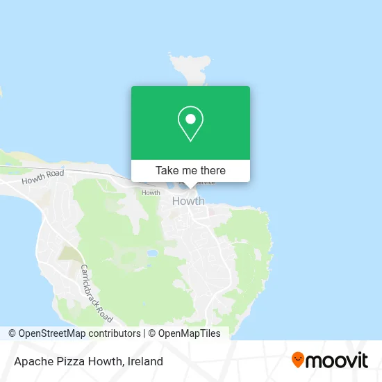 Apache Pizza Howth map