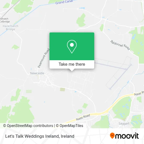 Let's Talk Weddings Ireland map