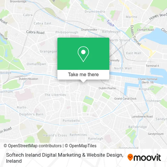Softech Ireland Digital Marketing & Website Design map