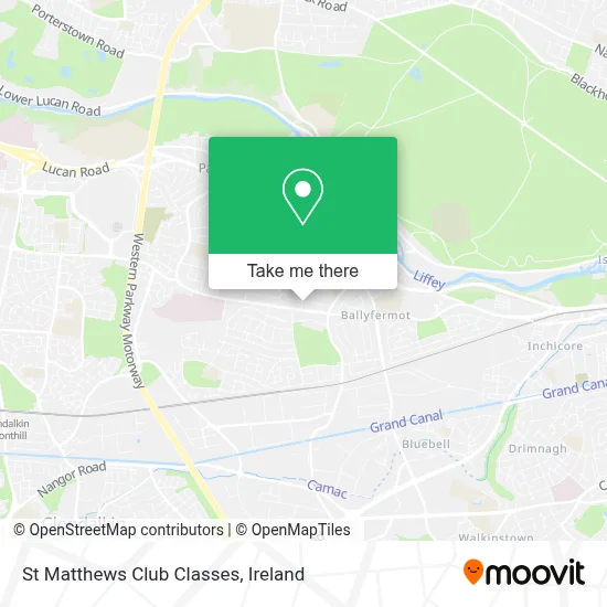 St Matthews Club Classes map