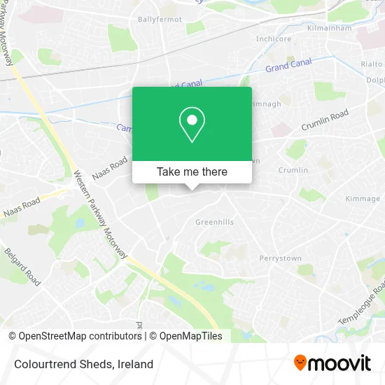 Colourtrend Sheds map