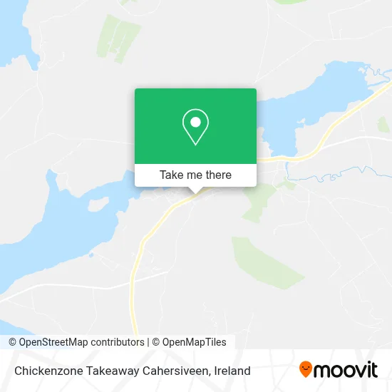 Chickenzone Takeaway Cahersiveen map