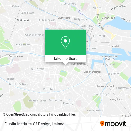 Dublin Institute Of Design map