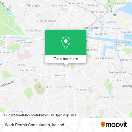 Work Permit Consultants map