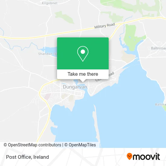 Post Office map