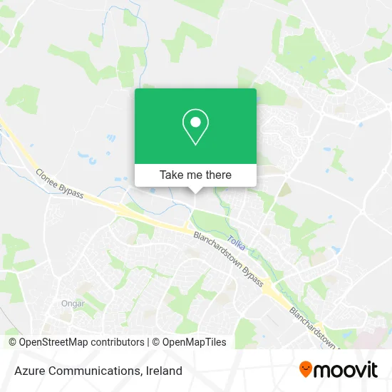 Azure Communications map