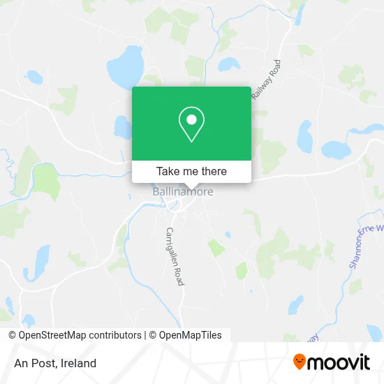 An Post map