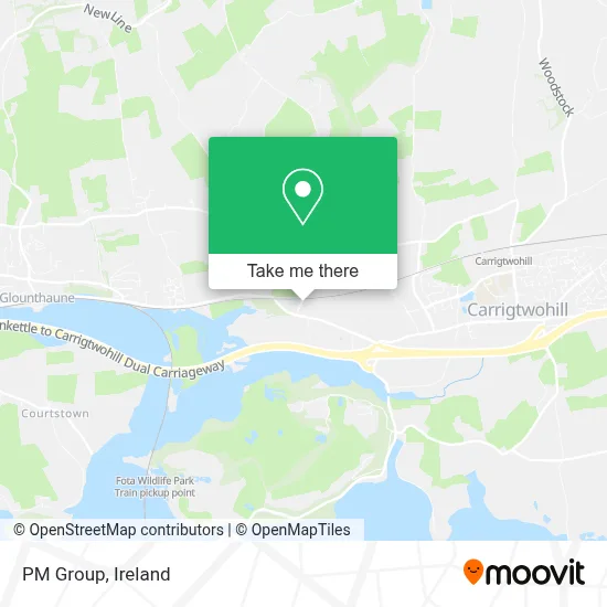 PM Group map