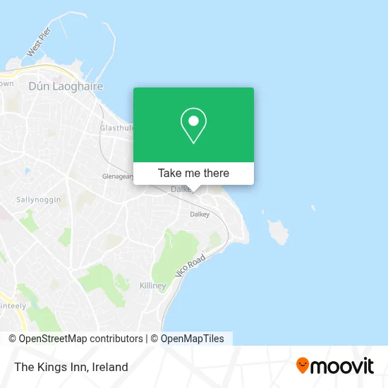 The Kings Inn map