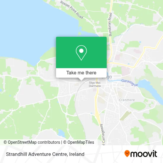 Strandhill Adventure Centre map