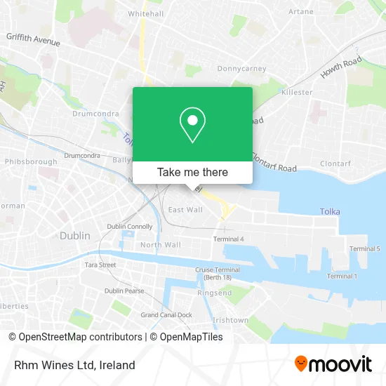 Rhm Wines Ltd map