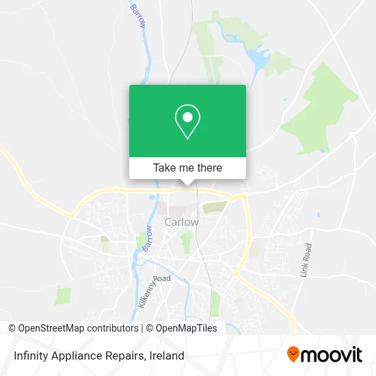 Infinity Appliance Repairs map