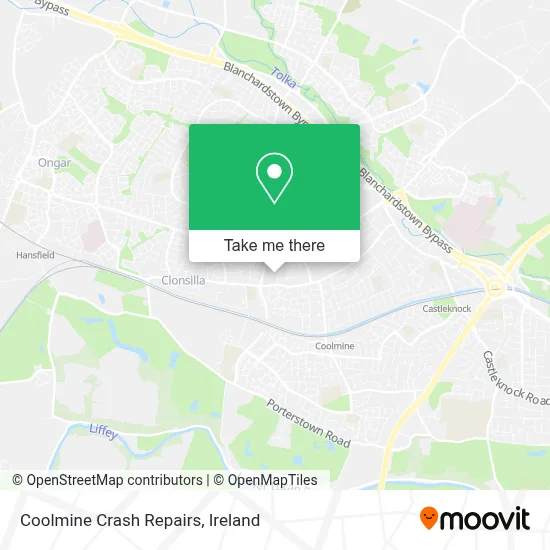 Coolmine Crash Repairs map