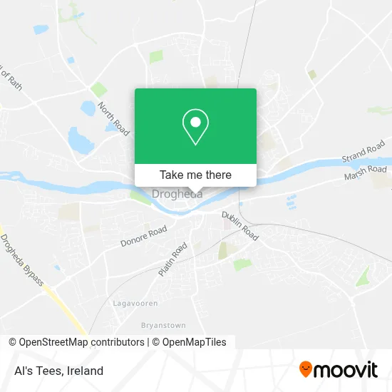Al's Tees map