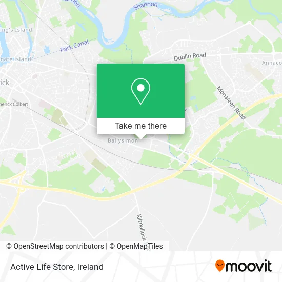 Active Life Store map