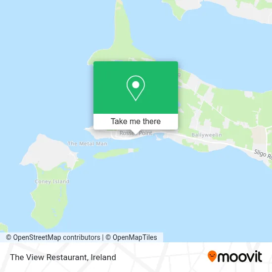The View Restaurant map