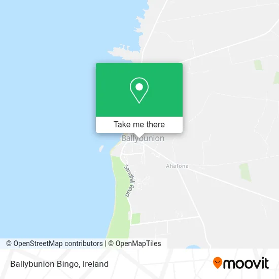 Ballybunion Bingo map